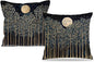 Rustic William Morris Night Moon Forest Green Decor Pillow Covers 18x18 Set of 2,Vintage Botanical Nature Landscape Decorative Throw Pillow Covers for Home Bedroom Living Room