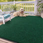 OLANLY Front Door Mat Indoor Outdoor Entrance, Waterproof Heavy Duty Doormat, Fade Resistant, Low Profile, Easy Clean Patio Porch Welcome Floor Mats for Entry, 71x47, Green