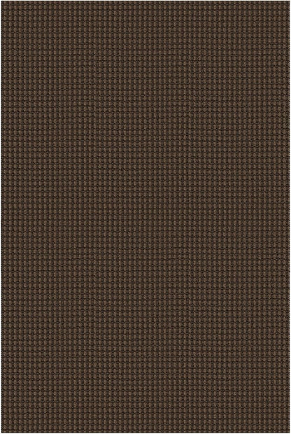 KOZYFLY Rugs for Entryway 3x5 ft Washable Area Rug Non Slip Rubber Backed Entry Rug Woven Indoor Door Mat Cotton Kitchen Rugs Floor Carpet for Entryway, Foyer, Backdoor, Reddish Brown/Coffee