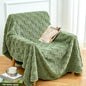 Aganear Flannel Throw Blanket - Cozy Soft Lightweight Fuzzy Checkered Throw Blanket for Women Portable Throw Blankets for Couch, Warm Present for Birthday, Christmas(50"x70", Sage Green)