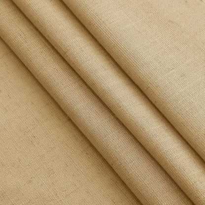 Gold Yellow Linen Curtains 72 Inch Length for Living Room Sheer Lightweight Door Drapes 2 Panels Set for Kids Bedroom Light Filtering Back Tab Rod Pocket Curtain for Kitchen Protect Privacy 52x72