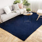 Ashler Faux Fur Rug, Ultra Soft Faux Rabbit Fur, Dark Blue Area Rugs, 6 x 9 Feet Rectangle, Machine Washable Nursery Decor Throw Rugs for Bedroom, Kids Room, Living Room