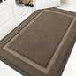 OLANLY Front Door Mat Indoor Outdoor Entrance, Waterproof All-Season, All-Weather Doormat, Sturdy Natural Rubber, Fade Resistant, Low Profile, Easy Clean Patio Porch Entryway Mat, 59x30, Brown