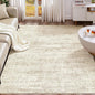 9x12 Area Rug Living Room Rugs - Washable Neutral Modern Abstract Soft Thin Rug Indoor Floor No Slip Rug Carpet for Bedroom Under Dining Table Home Office Decor - Beige/Brown