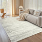Srugn Washable Rugs 5x7 Area Rugs for Living Room,Bedroom,Dining Room- Large Ultra Soft Faux Wool Retro Carpets,Non Slip&Non-Shedding Low Pile Vintage Print Rug for Home Office Decor-Beige