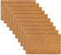 MAINEVENT Plain Coir Doormat Bulk 30x17 Inch, Blank Door Mat 10 Pack for Crafting Painting, Welcome Mat for Crafts