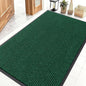 OLANLY Front Door Mat Indoor Outdoor Entrance, Waterproof Heavy Duty Doormat, Fade Resistant, Low Profile, Easy Clean Patio Porch Welcome Floor Mats for Entry, 47x32, Green