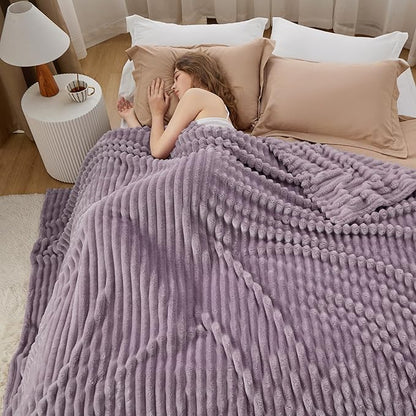 Bedsure GentleSoft Light Purple Full Blanket for Bed - Cozy Soft Blankets for Women, Cute Large Throws for Girls, 84x90 Inches