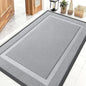 OLANLY Front Door Mat Indoor Outdoor Entrance, Waterproof All-Season, All-Weather Doormat, Sturdy Natural Rubber, Low Profile, Easy Clean Patio Porch Entryway Mat, 47x32, Ash Gray