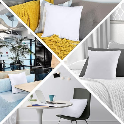 Utopia Bedding Throw Pillows (Set of 1, White) – 26 x 26 Inches Down Alternative Pillows for Bed, Sofa, and Couch - Fluffy Decorative Stuffer Pillow for Indoors & Outdoors