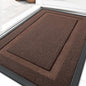 OLANLY Front Door Mat Indoor Outdoor Entrance, Waterproof All-Season, All-Weather Doormat, Sturdy Natural Rubber, Low Profile, Easy Clean Patio Porch Entryway Mat, 29.5x17, Chocolate Brown