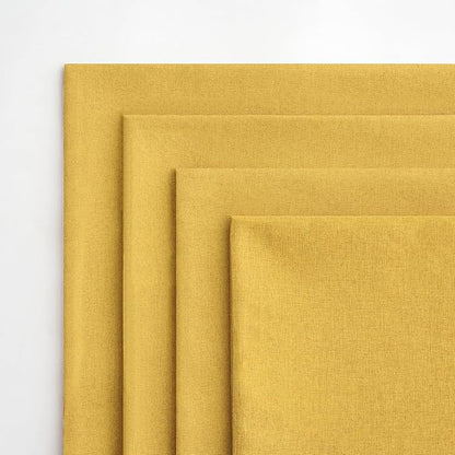 MIULEE Pack of 4 Decorative Outdoor Throw Pillow Covers Linen Waterproof Pillow Covers Farmhouse Cushion Cases for Patio Garden Tent Balcony Couch Sofa 18x18 inch Yellow