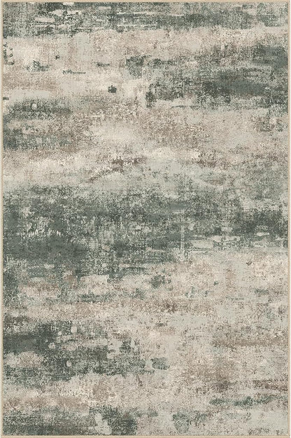 2x3 Rugs for Entryway Entrance Kitchen Bathroom, Machine Washable Modern Abstract Soft Area Rug, Indoor Floor Carpet with Non Slip Rubber Backing, Grey/Dark Green