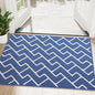OLANLY Front Door Mat, Non-Slip Rubber Backing, Dirt Resistant and Absorbent, Washable, Easy to Clean Low-Profile Indoor Doormat for Back Door, Entryway, Inside Entrance, 48x32, Navy