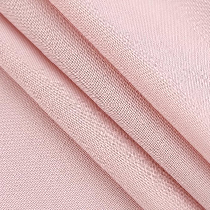 Pink Curtains 63 Inches Long 2 Panel Sets for Baby Girl Bedroom Light Filtering Linen Drapes for Kitchen Windows Rod Pocket Back Tab Short See Through Curtain Home Decor 52x63