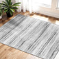 2x3 Small Washable Area Rug: Non-Slip Indoor Door Mat for Entrance Doorway Kitchen Bedroom Living Room - Abstract Farmhouse Throw Rug for Modern Home Decor Grey