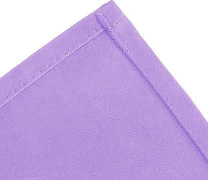 LEMOMO Lavender Blackout Curtains 42 x 63 Inch Length/Set of 2 Curtain Panels/Thermal Insulated Room Darkening Blackout Curtains for Bedroom