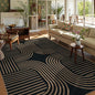 Lahome Enfys Modern Geometric Easy Jute Rug, 6x9 Area Rugs for Living Room Outdoor Patio Washable Indoor Outdoor Carpet, Farmhouse Large Non Slip Carpet for Bedroom Backyard Dining Room