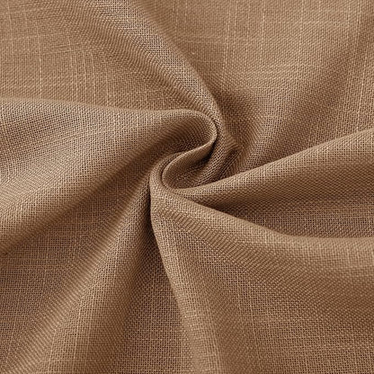 Brown Curtains for Living Room Back Tab Modern Farmhouse Semi Sheer Curtains 84 inches Long 2 Panels Set Muted Neutral Window Curtain for Dining Room Bedroom 52x84