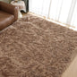 Goolela Sheepskin Area Rug 9x12 - Light Brown Beige - Fluffy Fuzzy Furry Carpet for Living Room Bedroom Faux Fur Rectangle