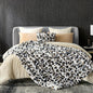 Cozy Bliss Leopard Print Faux Fur Throw Blanket for Couch, Fuzzy Soft Plush Thick Bubble Cheetah Blanket for Sofa Bedroom Living Room, 60x80 Inches