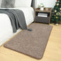 AROGAN Small Washable Area Rugs for Bedroom, 2×4 Runner Rug with Memory Foam for Hallway, Non Slip Fluffy Carpet Indoor Rug Runner for Kitchen, Bedside, Entryway Bathroom Home Decor, Matte Brown
