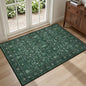 2x3 Area Rugs Living Room Rug: Washable Vintage Distressed Floral Rug No Slip Stain Resistant Soft Carpet Indoor Large Carpets for Bedroom Dining Room Farmhouse Nursery Hallway Home Office Deep Green
