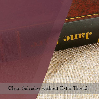 OVZME Burgundy Sheer Curtains 84 inch Length 2 Panels Set, Light Filtering Sheer Privacy Curtain Drapes, Rod Pocket Window Treatments Voile Curtains for Living Room Bedroom, 42" W x 84" L