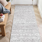 3x6 Washable Hallway Runner Rug - Moroccan Non-Slip Long Runners for Entryway Soft Modern Geometric Low-Pile Rugs for Kitchen Waterproof Neutral Carpet for Bedroom Bathroom Laundry 3x6 Grey