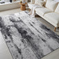 Toneed Abstract Area Rug Modern Washable Rug Soft Non Slip Rug Low Pile for Bedroom Living Room Dining Room Slate Grey 4x6 Feet