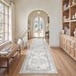 Madane Hallway Runner Rug 2x12, Long Washable Runner Rugs 12ft with Rubber Backing, Non Slip Carpet Runner, Vintage Rug Runners for Kitchen Laundry Room Entryway (Grey, 2'x12')