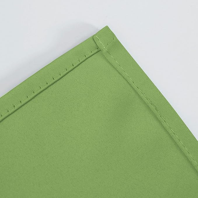LEMOMO Light Green Blackout Curtains/42 x 84 Inch/Set of Two Panels Grommet Bedroom Curtains