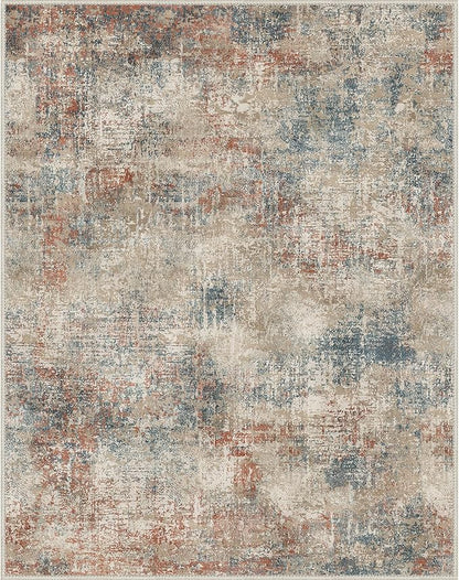 BEIMO Area Rugs 9x12 for Living Room Bedroom, Modern Abstract Machine Washable Rug, Large Soft Low Pile Floor Carpet with Non Slip Backing for Dining Room, Multi