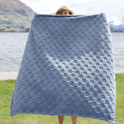 Bedsure GentleSoft Ashley Blue Twin XL Blanket for Bed - Super Soft Cozy Fleece Blankets for Kids, Cute Throws for Girls, Dorm Room Essentials Teens Back to School, 66x90 Inches