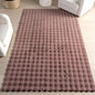 nuLOOM Jeni Burgundy, 2'6" x 8', Solid Faux Rabbit, Fluffy and Cozy, High Traffic, Stain Resistant, Easy Clean, Durable Washable Runner for Bedroom, Living Room, Dining, Den, Foyer, Entryway