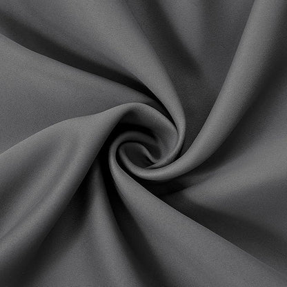 LEMOMO Frost Grey Blackout Curtains 34 x 84 Inch Length/Set of 2 Curtain Panels/Thermal Insulated Room Darkening Blackout Curtains for Bedroom