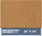 Barnyard Designs Natural Coco Coir Heavy Duty Backing Doormat - Large Cute Non-Slip Front Door Welcome Mat for Outside Entrance or Porch Entry, Brown (24x36, Plain Brown)