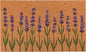 Now Designs Lavender Doormat, W18 x L30in, Durable Outdoor Welcome Mat